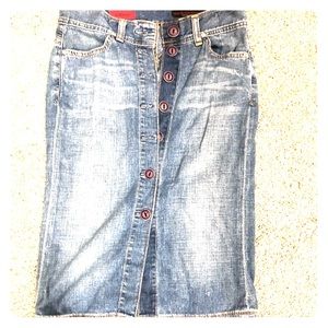 AG denim skirt